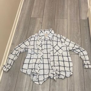 Arizona White Striped Flannel